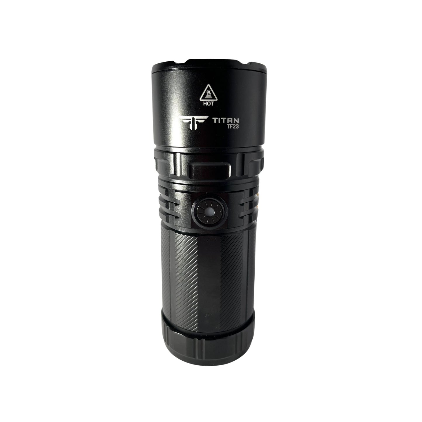 titan-range-tf23-torch-front-view-1355-lumens-long-range-flashlight-on-white-background