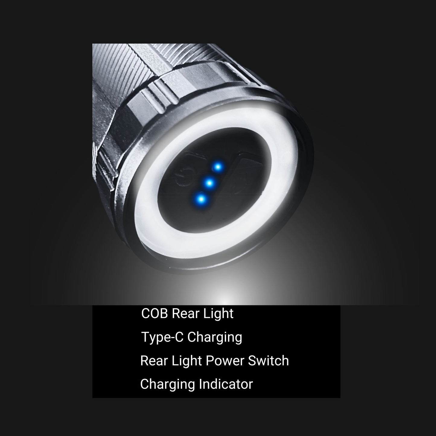 Titan-Range-TF23-torch-and-rear-COB-light-charging-indicator-light