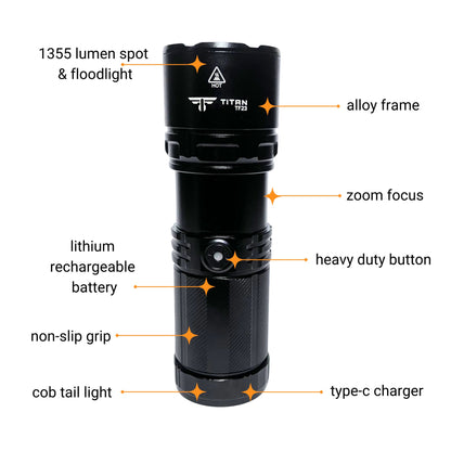 titan-tf23-1355-lumen-rechargeable-torch-zoom-focus-alloy-frame
